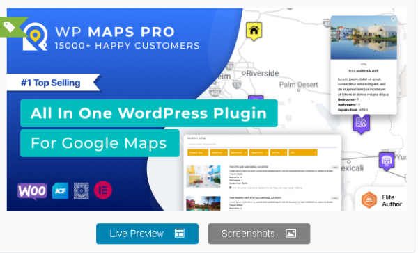 Advanced Google Maps Plugin for WordPress