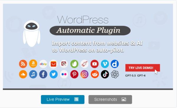 WordPress Automatic Plugin - AI content generator and auto poster plugin