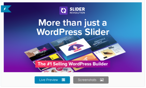 Slider Revolution Responsive WordPress Plugin