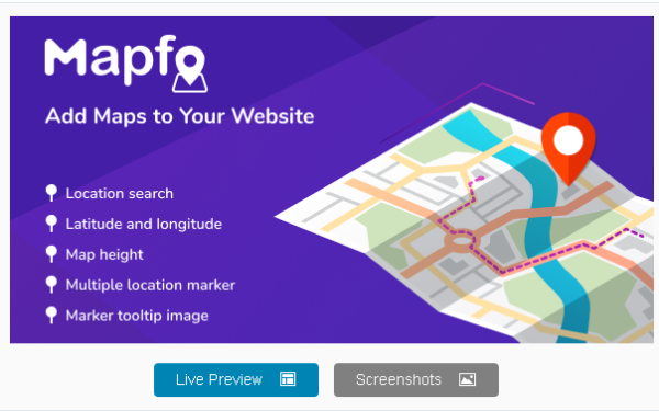 Mapfy - Leaflet Map Locations For Gutenberg Block
